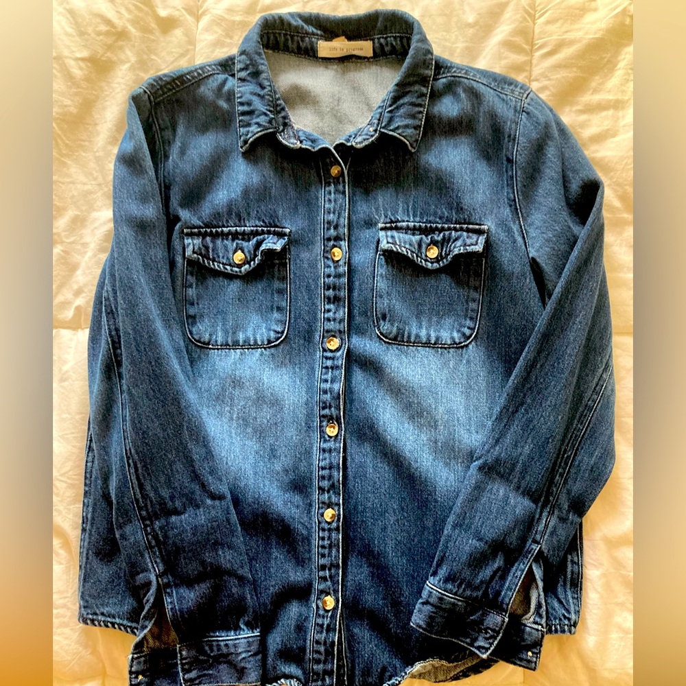 Denim Button Up